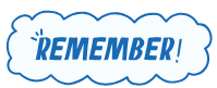 small image with the wording remember.