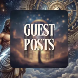 Community‑focused artwork showing interconnected figures or symbols beneath a starry sky, evoking shared wisdom and contributions from seekers.